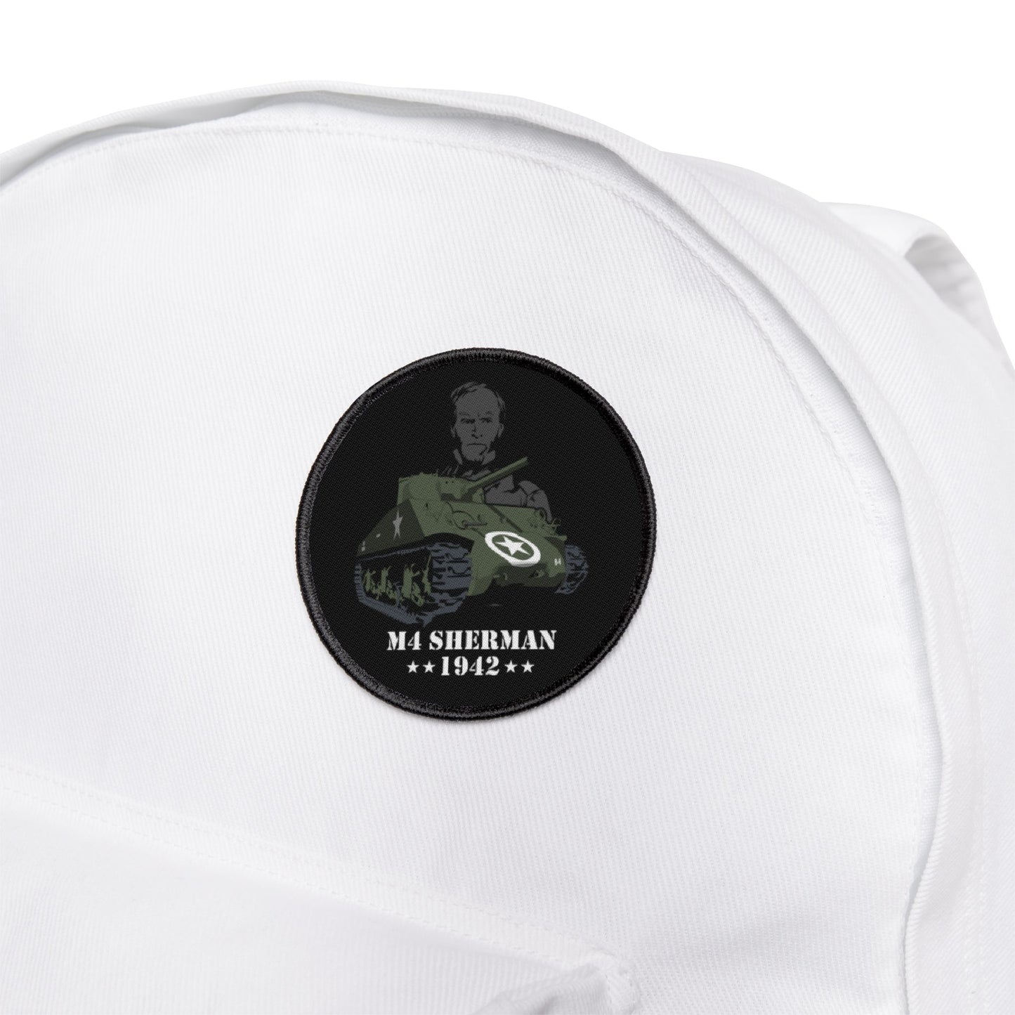 Sherman Army Tank Iron-On Patch – The Perfect Gift for Military History Buffs