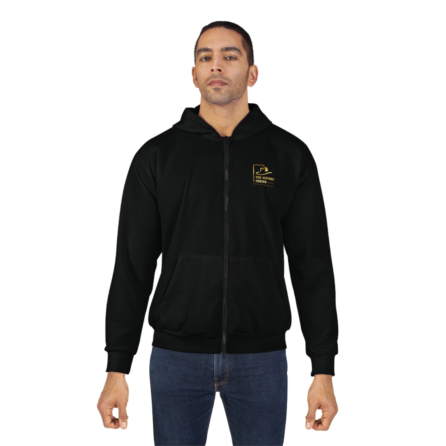Big Boy Train Unisex Zip Hoodie - Perfect Gift for Train Enthusiasts