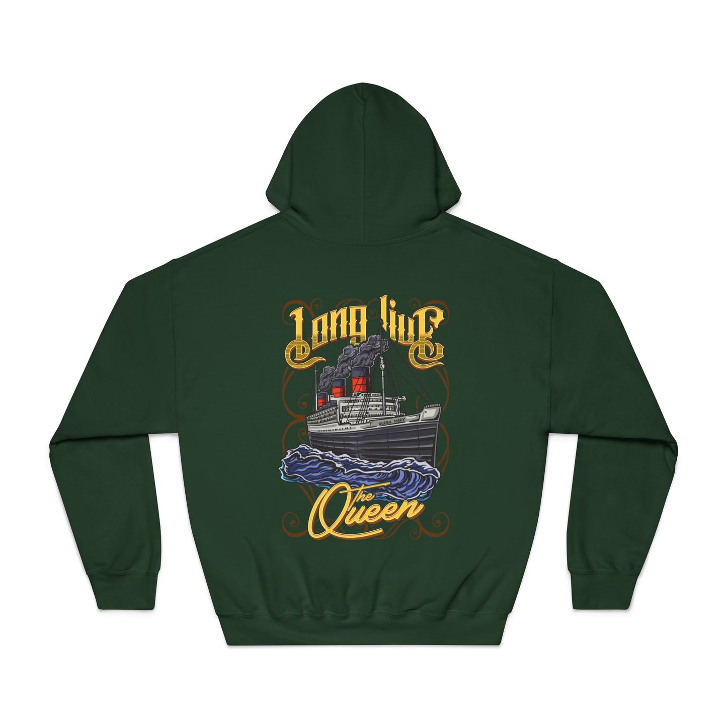 RMS Queen Mary Hoodie – Classic Comfort for Ocean Liner Enthusiasts