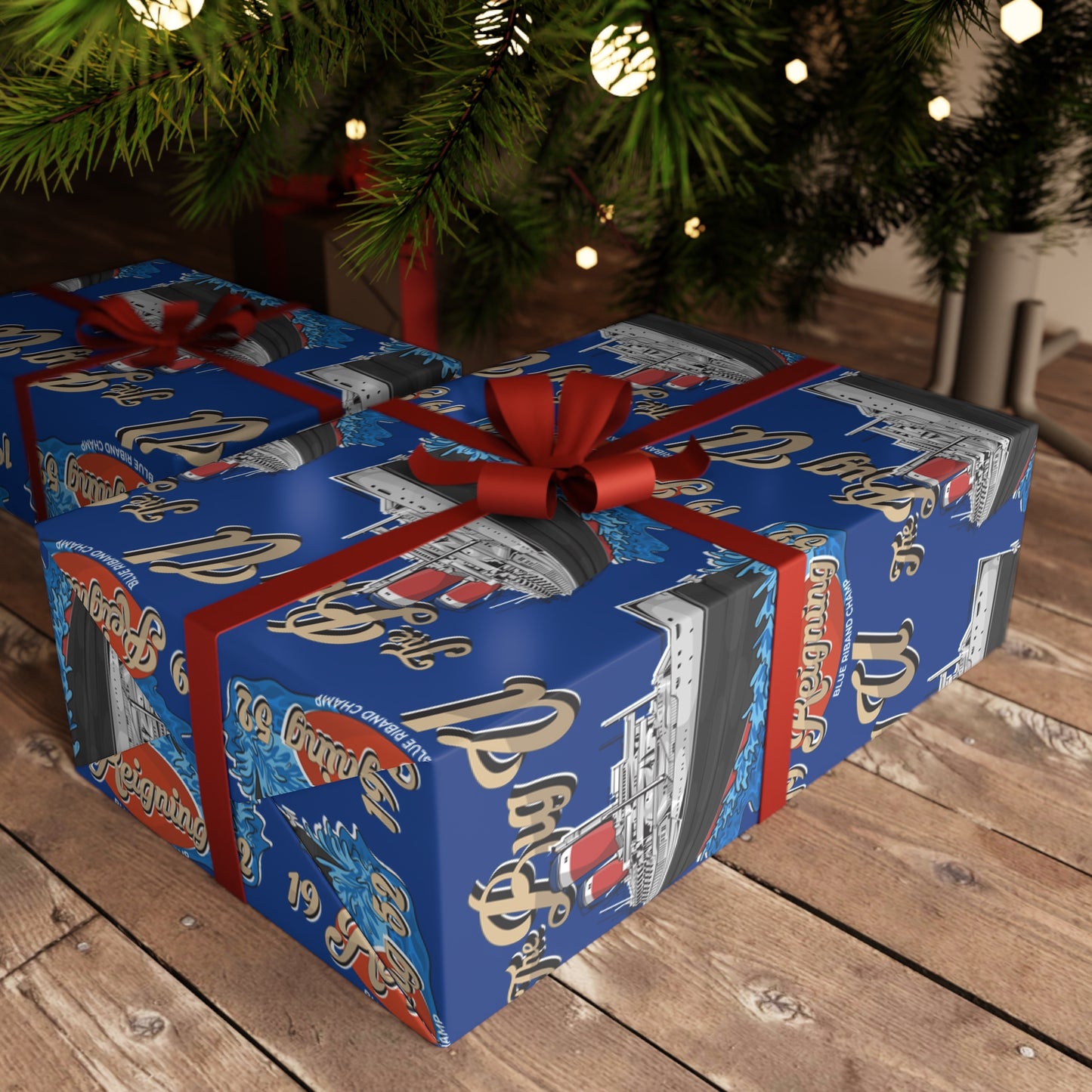 Big U Gift Wrapping Paper Sheets, 1pc