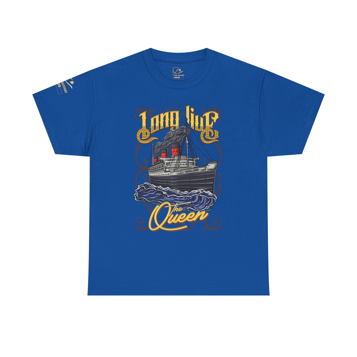 Sail in Style – RMS Queen Mary Heavy Cotton Tee
