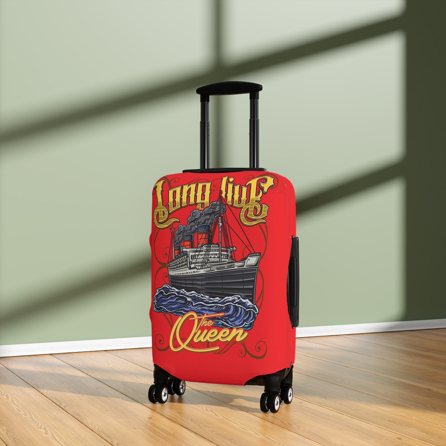 Long Live the Queen Luggage Cover (Red)