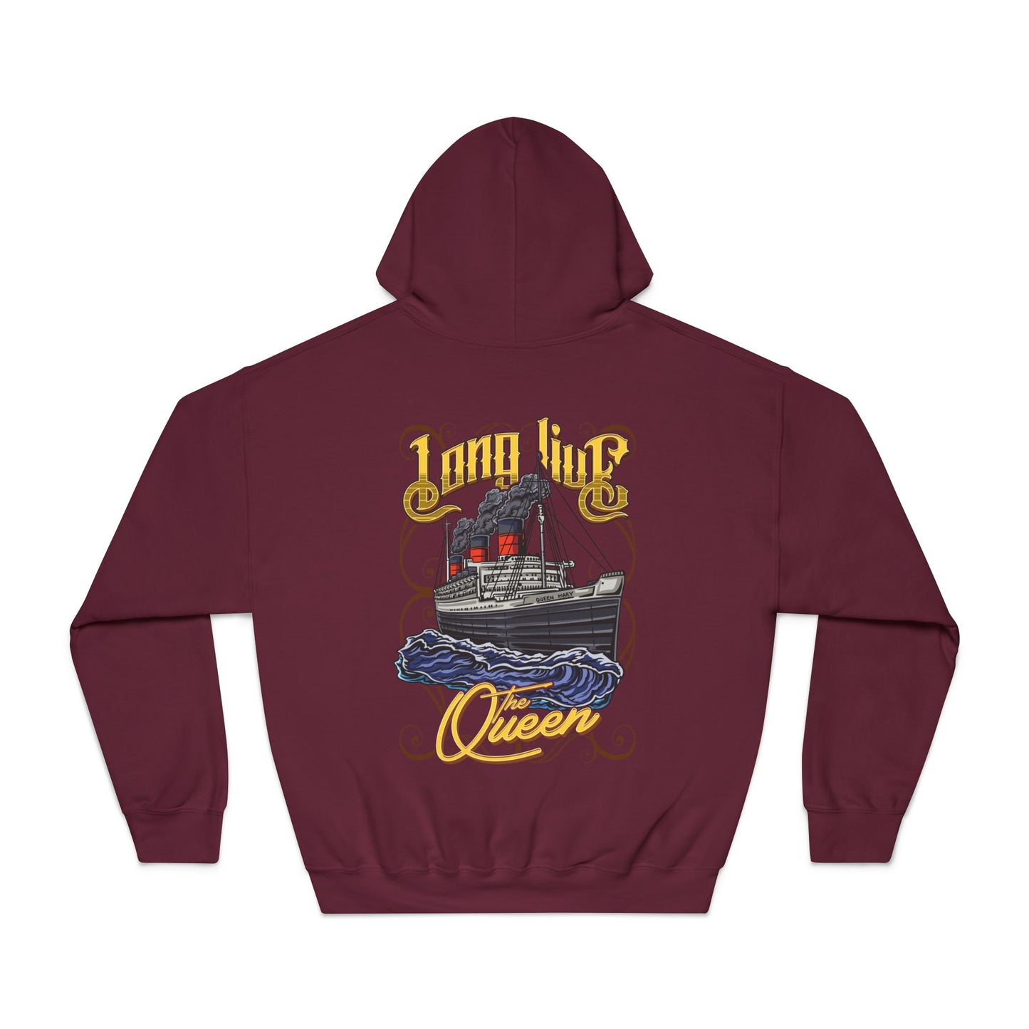RMS Queen Mary Hoodie – Classic Comfort for Ocean Liner Enthusiasts