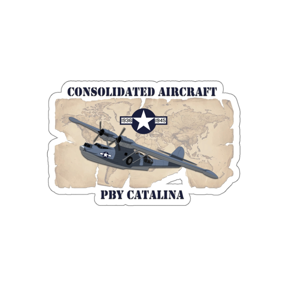 PBY Catalina  Die-Cut Sticker