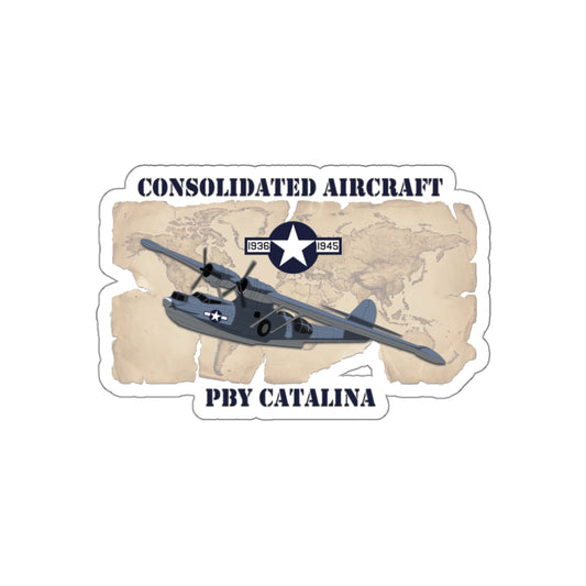 PBY Catalina  Die-Cut Sticker