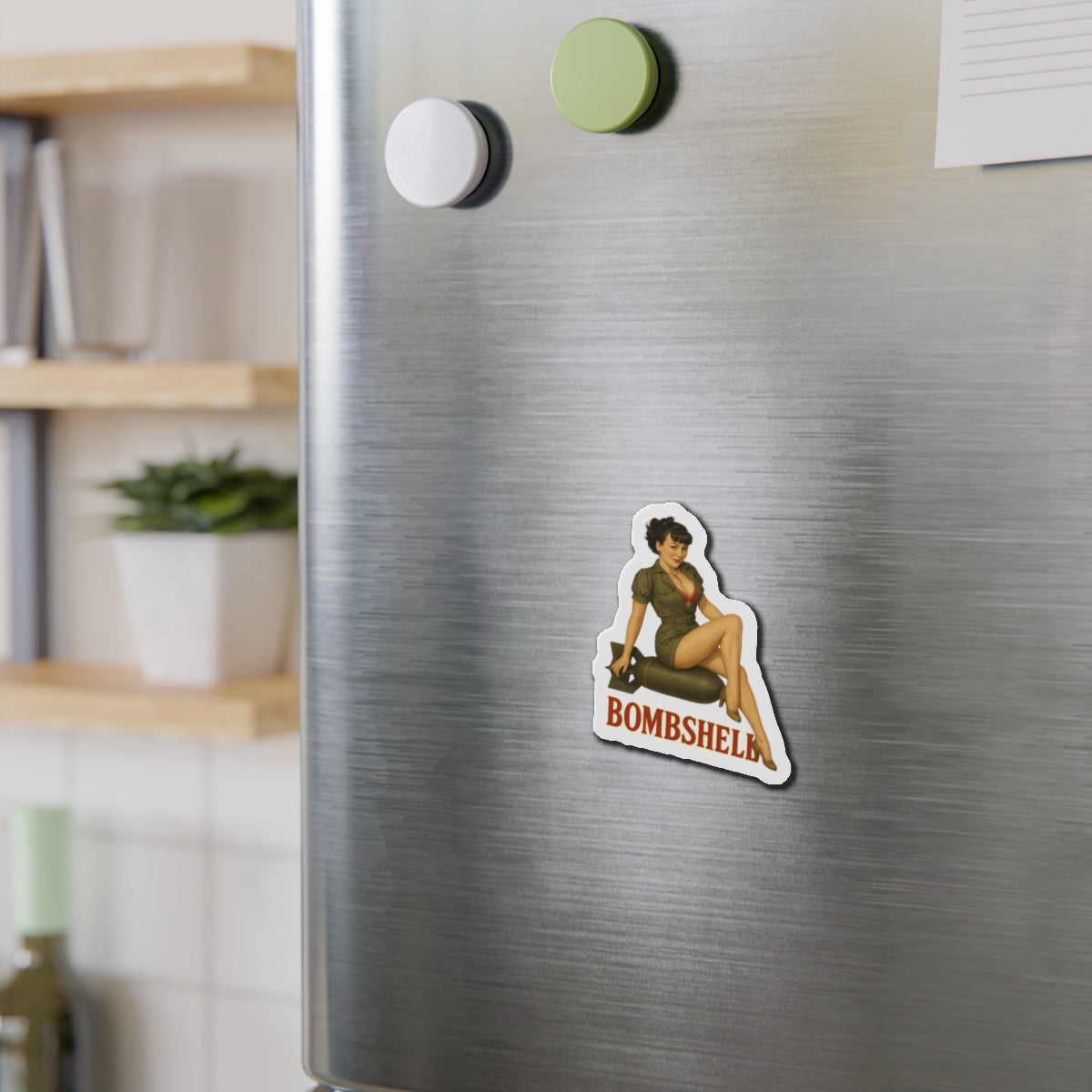 Bombshell Varga Style Nose Art  Magnet