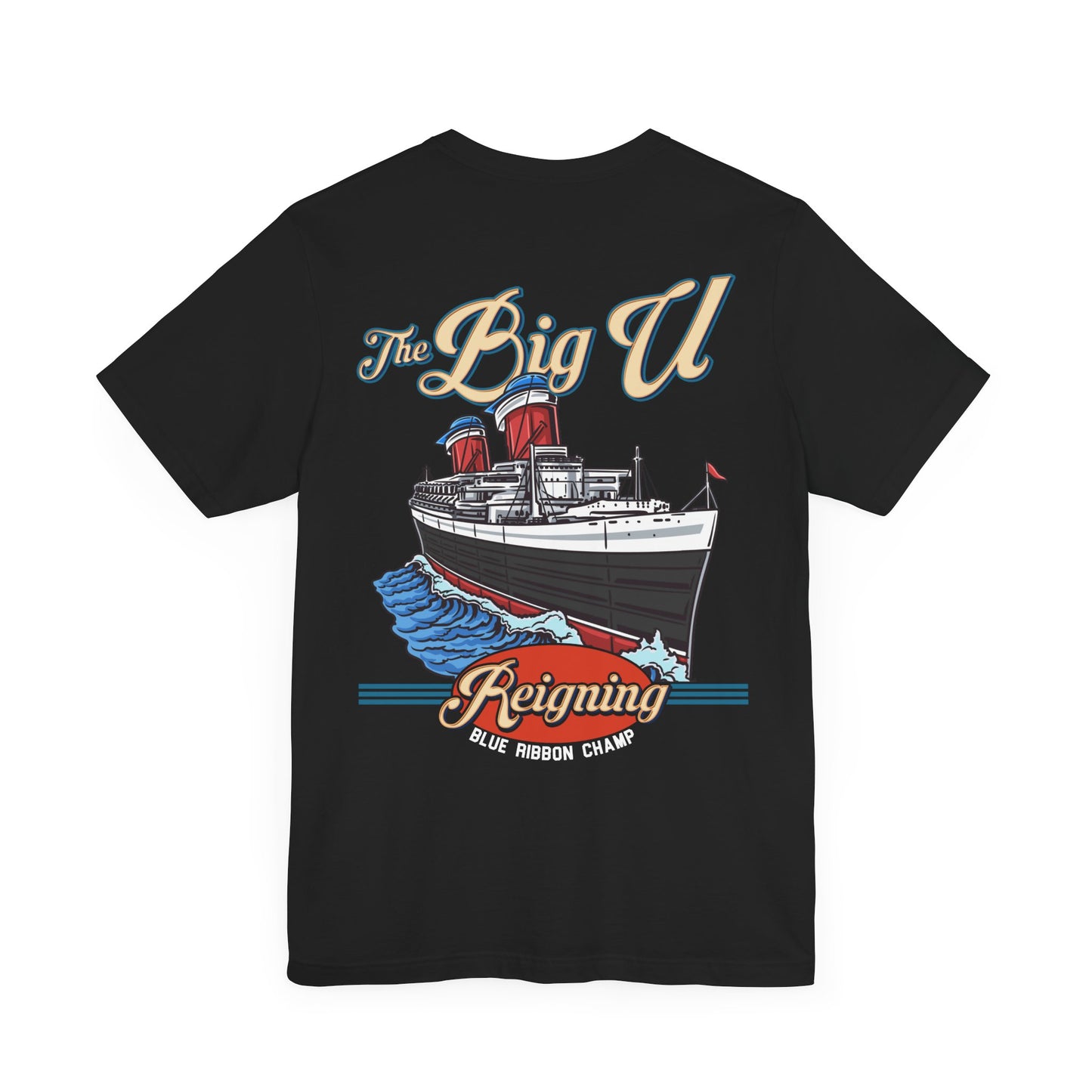 SS United States The Big U America's Flagship Tribute tee