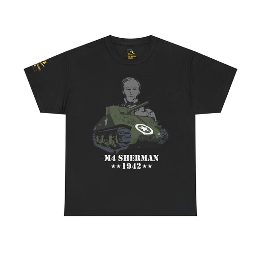M4 Sherman Tank Vintage Military Tank Front Tee