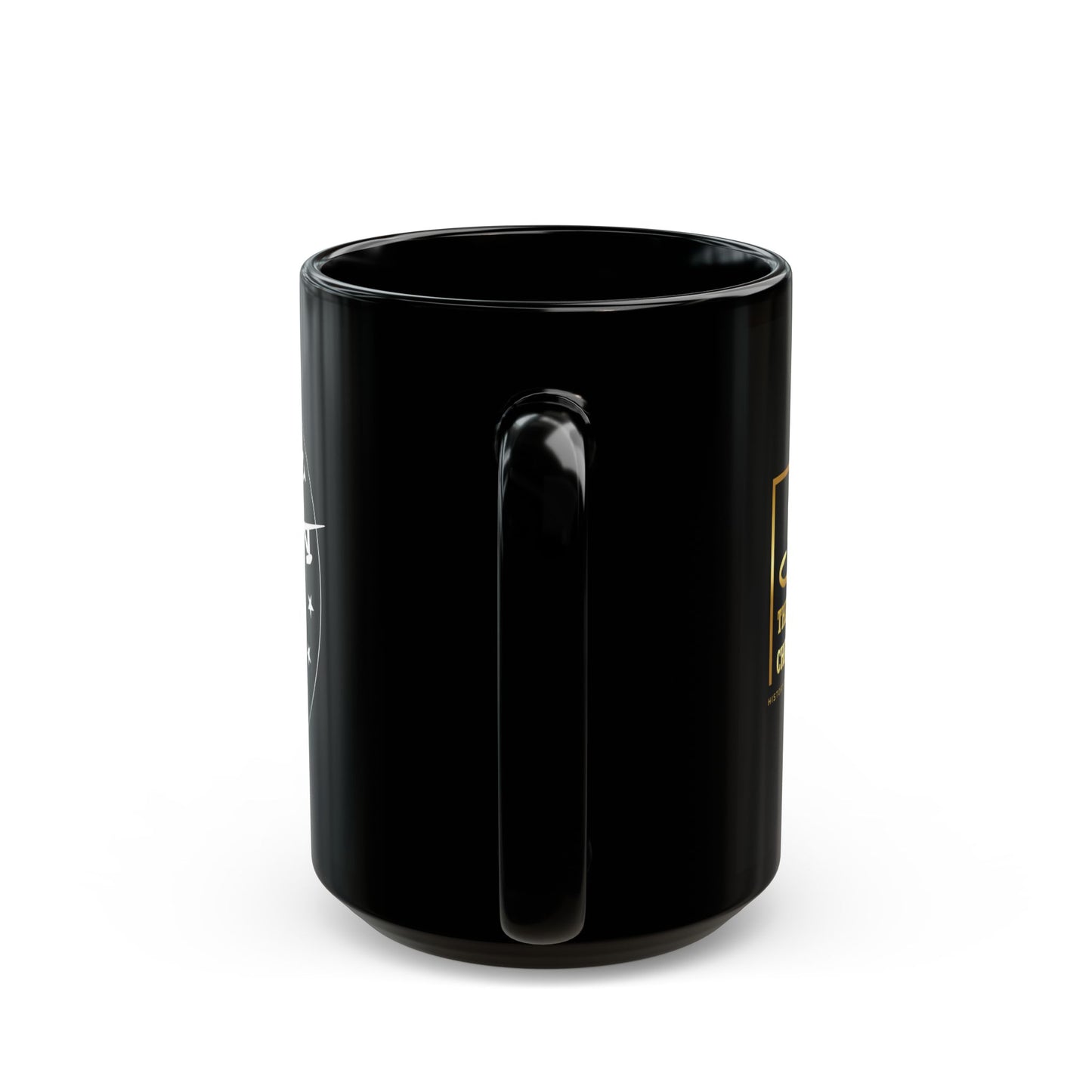 Mars Flying Boat Black Mug (15oz)