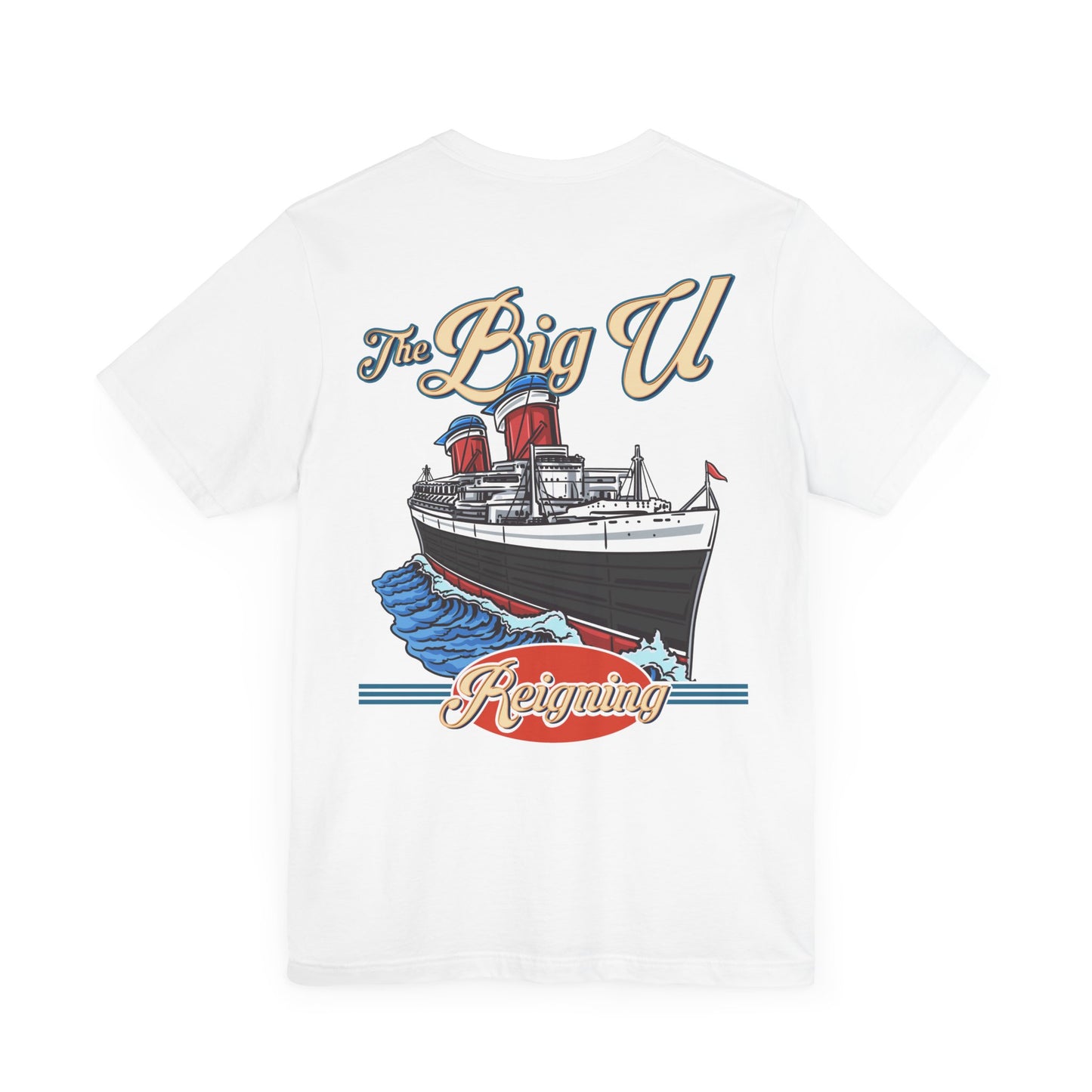 SS United States The Big U America's Flagship Tribute tee