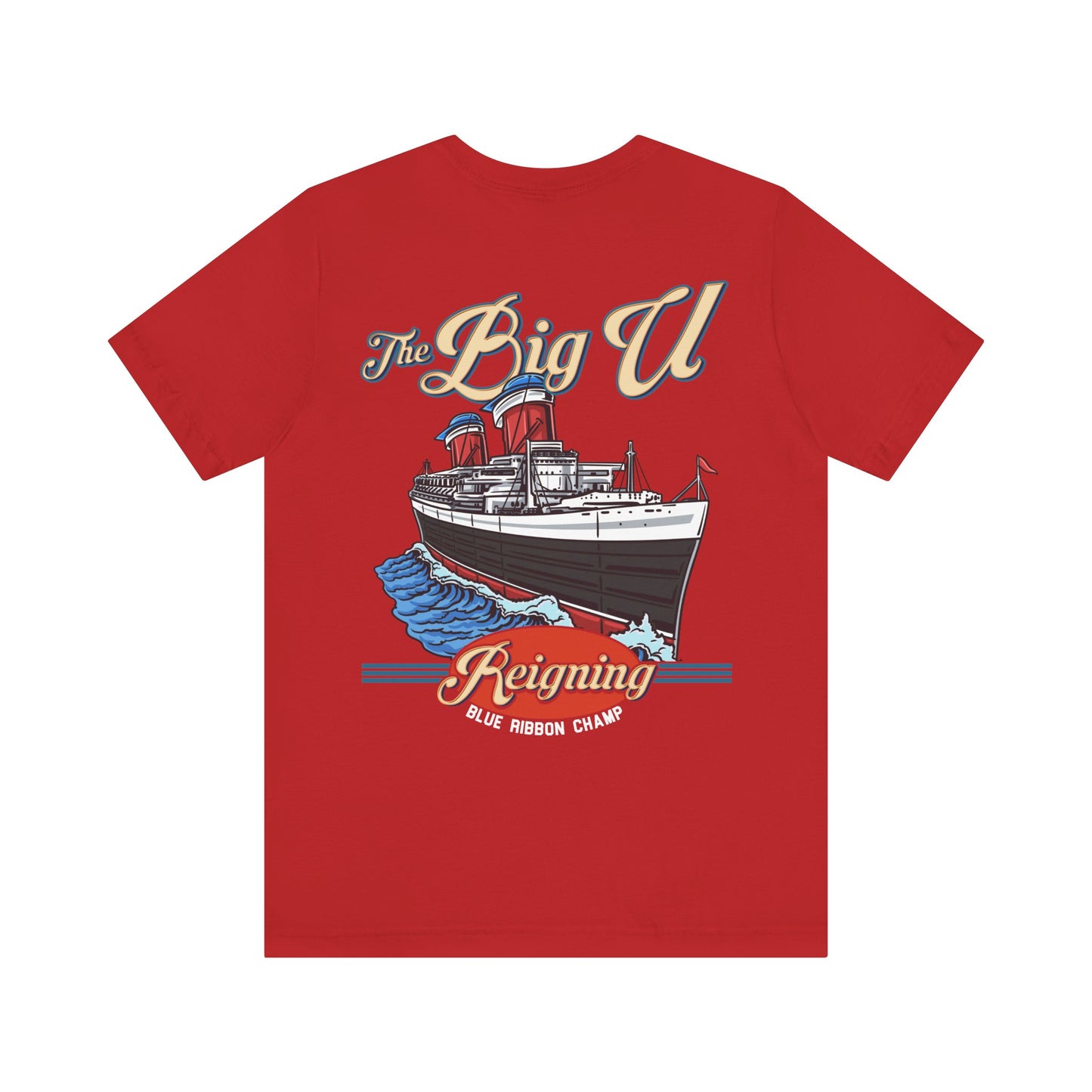 SS United States The Big U America's Flagship Tribute tee