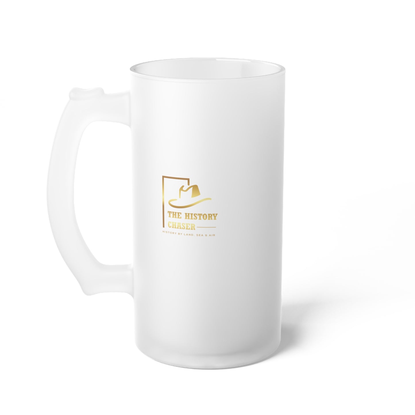 Raise a Glass to History – WWII Sherman Tank Frosted Glass Beer Mug