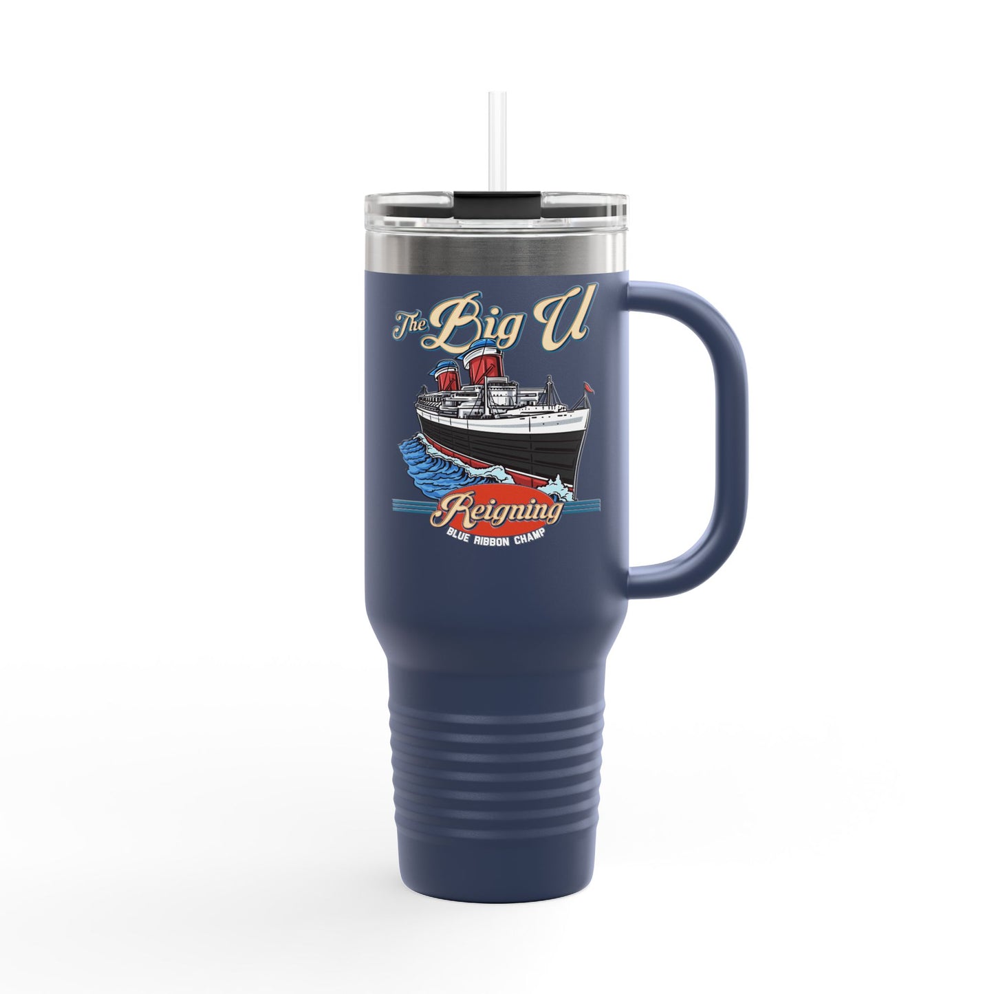 The Big U Insulated Travel Mug - 40oz Adventure Cup for Outdoor Enthusiasts