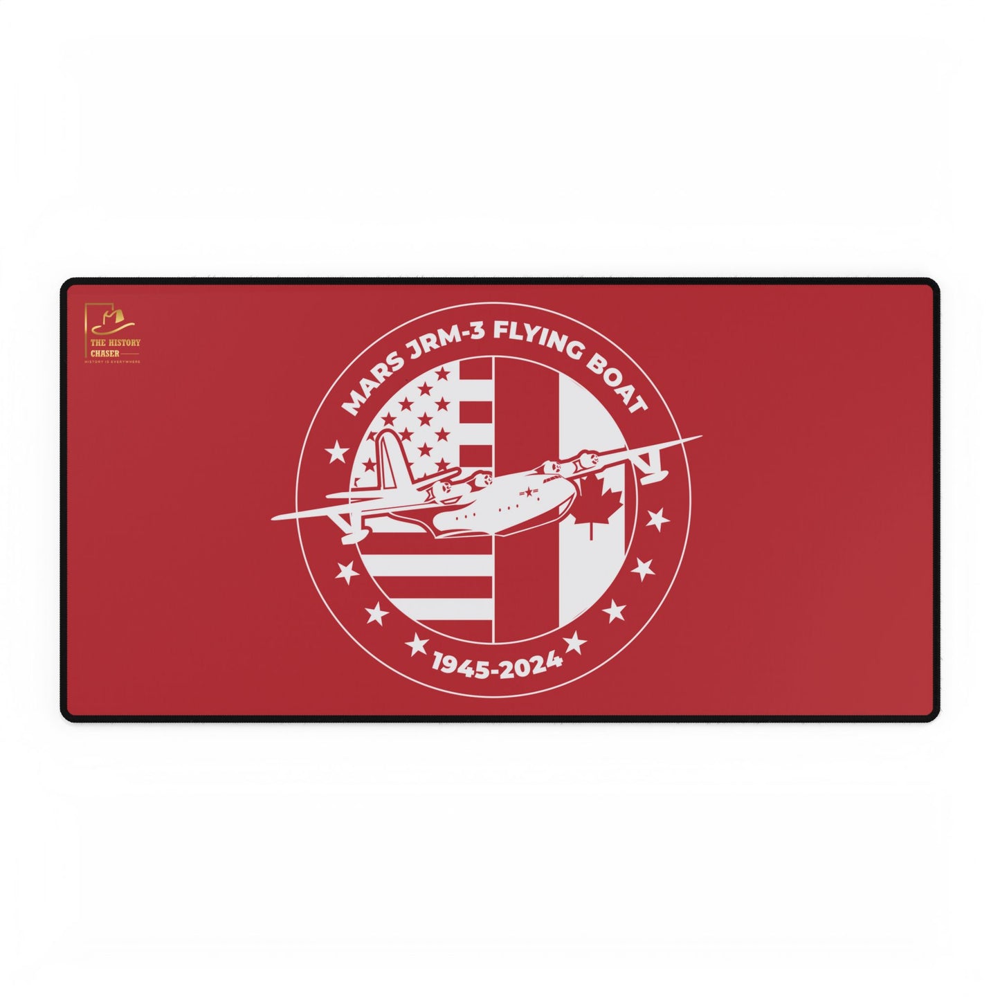 Mars Flying Boat Desk Mat (Red)