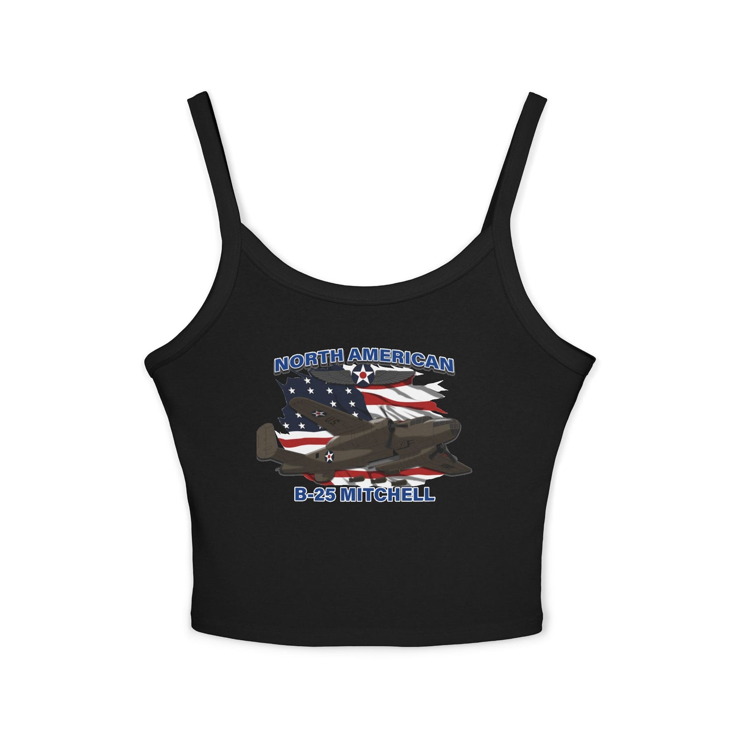 North American B-25 Mitchell Women’s Tank Top – Aviation Heritage Meets Summer Comfort