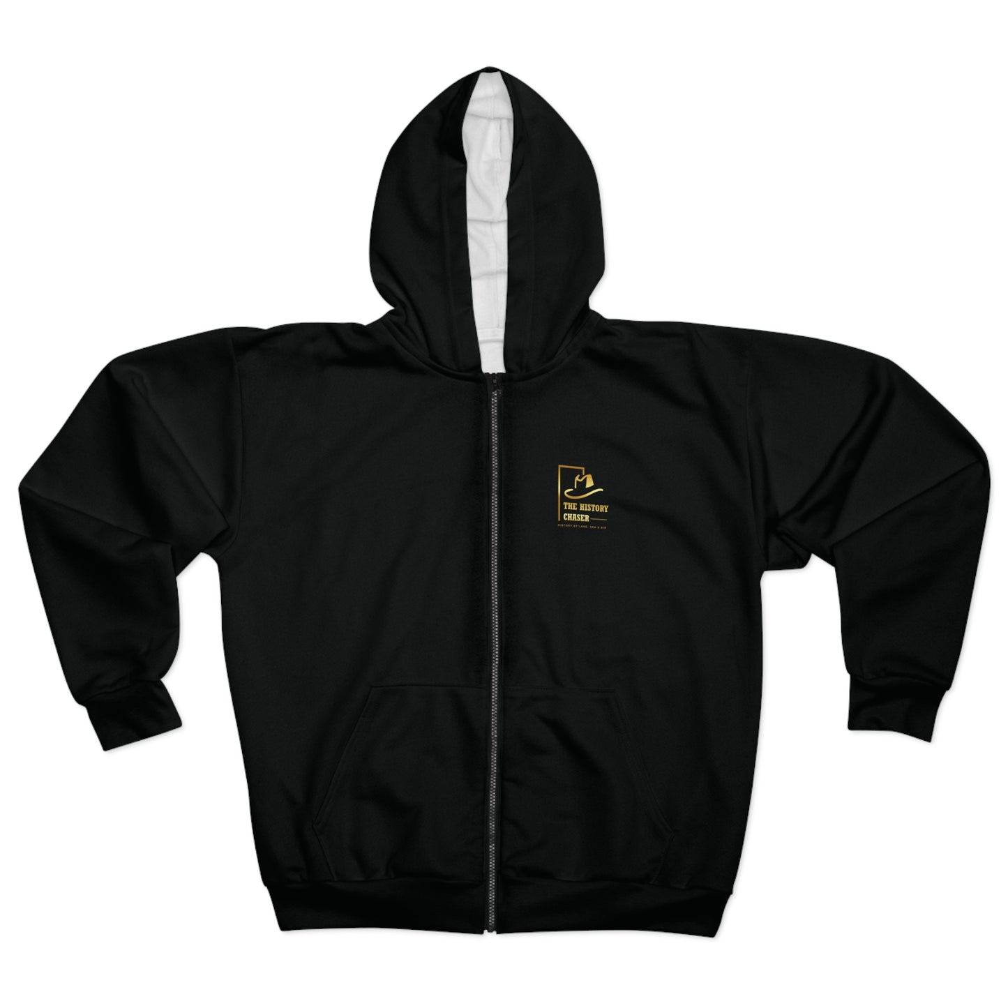 Big Boy Train Unisex Zip Hoodie - Perfect Gift for Train Enthusiasts