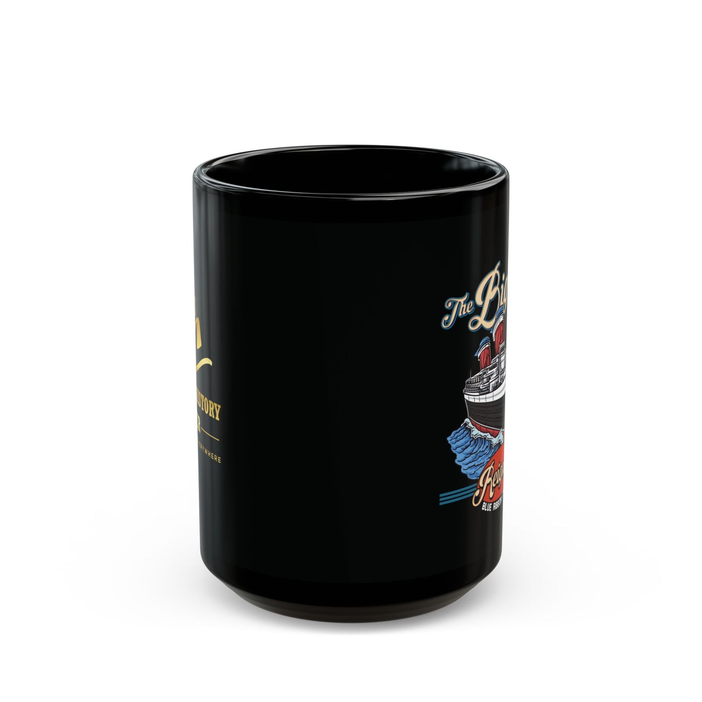 The Big U Black Mug (15oz)