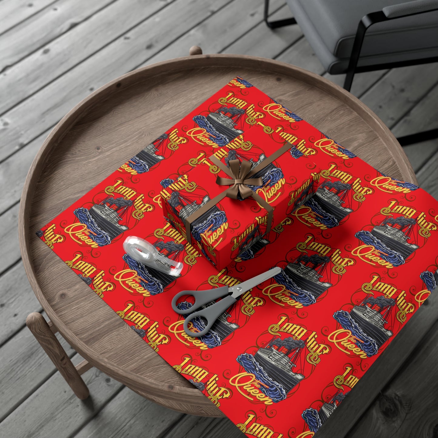 Wrap History in Elegance – RMS Queen Mary Gift Wrap Paper