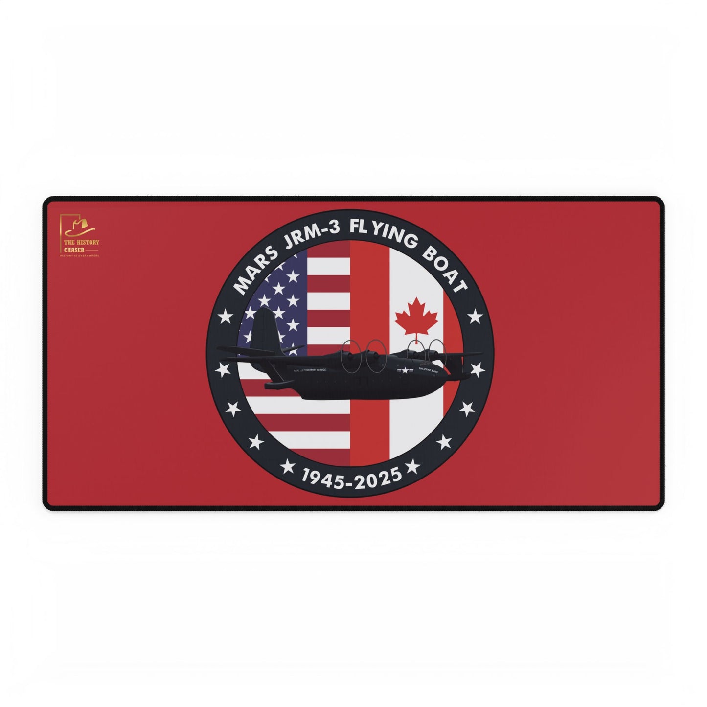 Mars Flying Boat Desk Mat (Red)