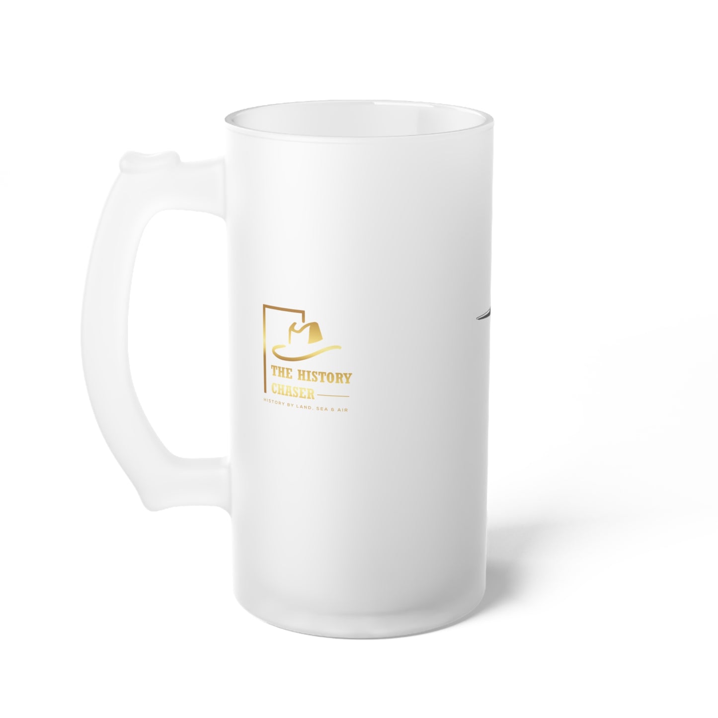 Raise a Toast to Aviation History – B-17 Bomber Frosted Glass Beer Mug