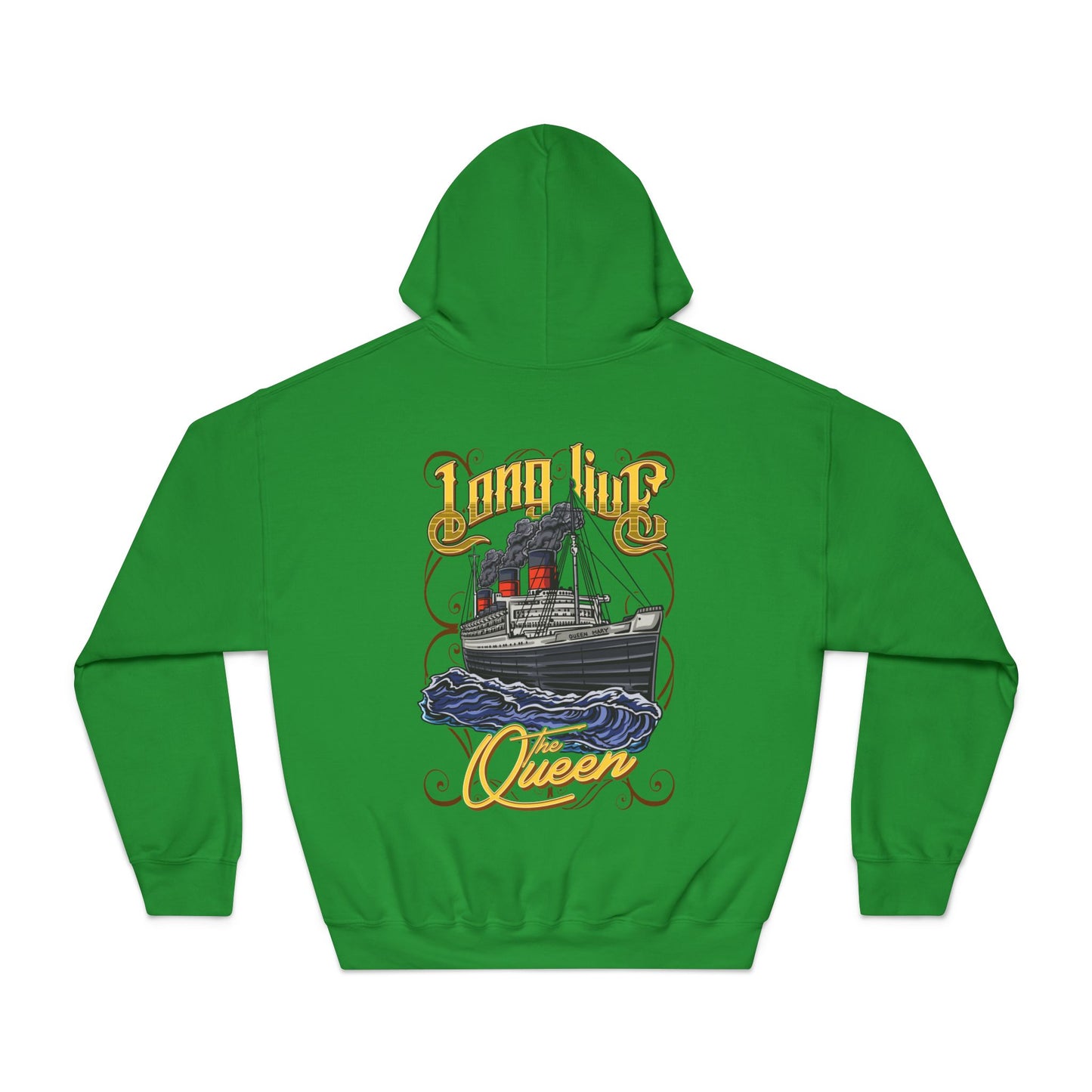 RMS Queen Mary Hoodie – Classic Comfort for Ocean Liner Enthusiasts