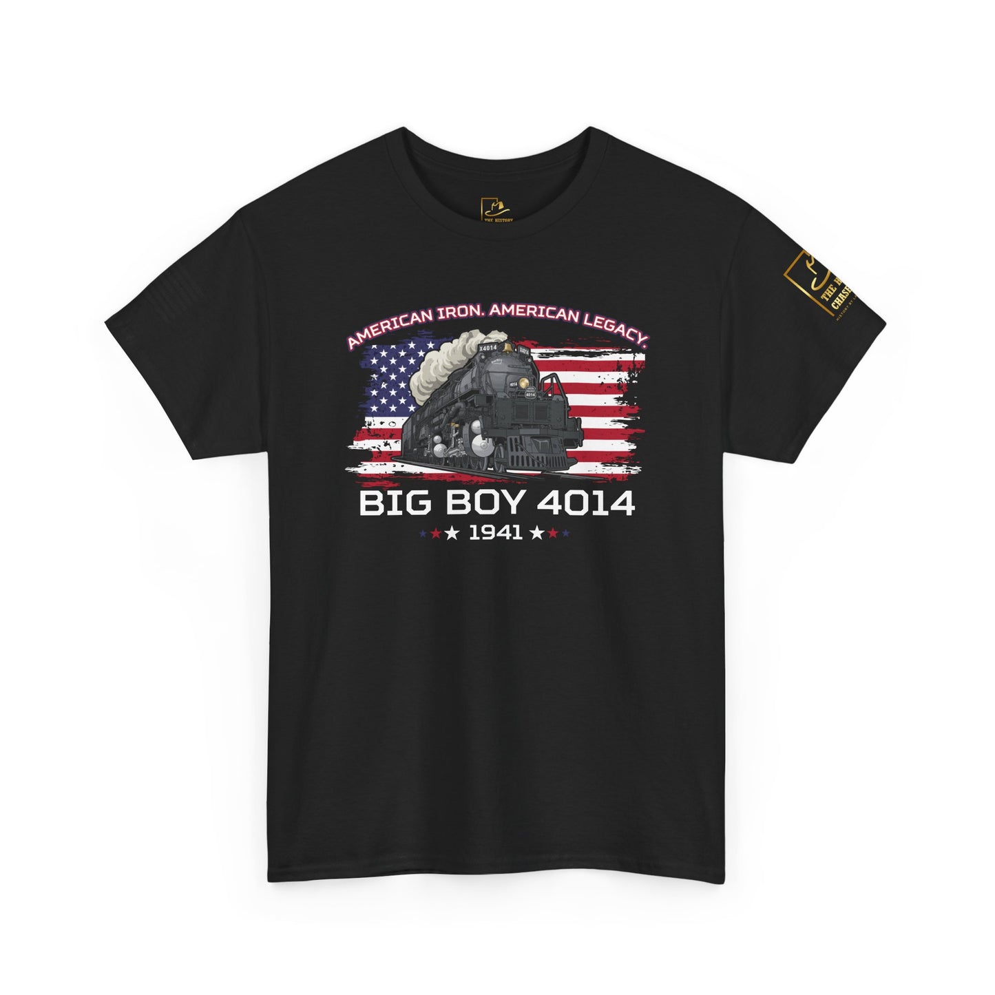 Big Boy 4014 Train Graphic Unisex Heavy Cotton Tee