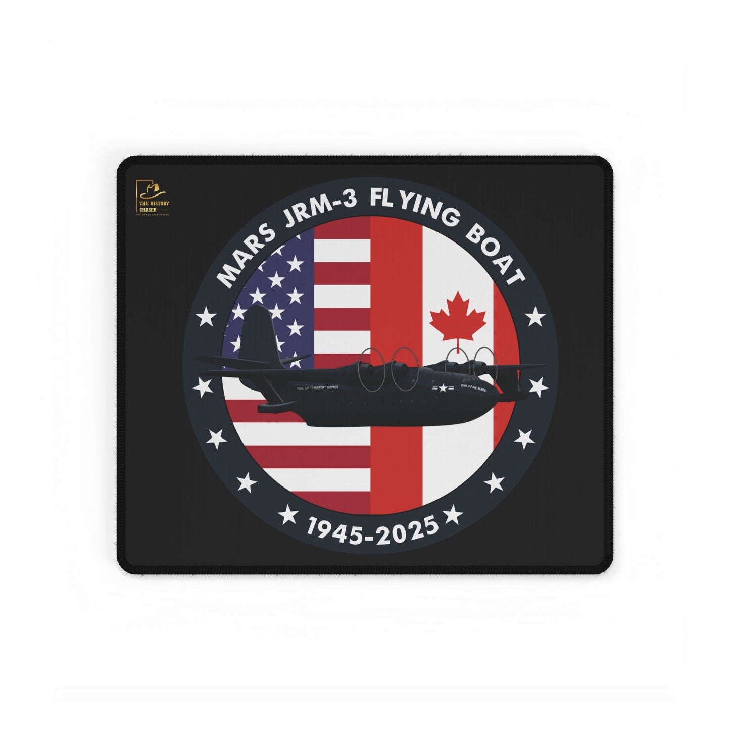 Mars Flying Boat Desk Mat (Blue)