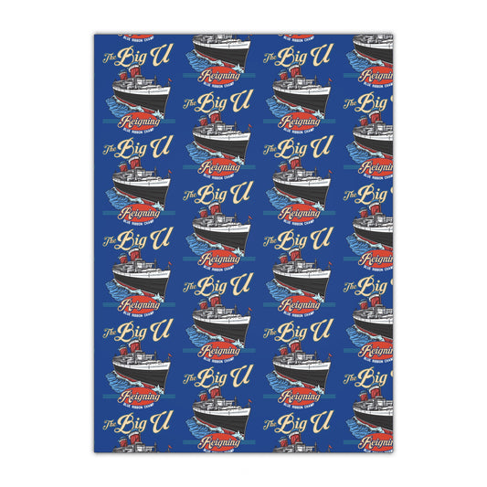 Big U  Gift Wrapping Paper Sheets, 1pc