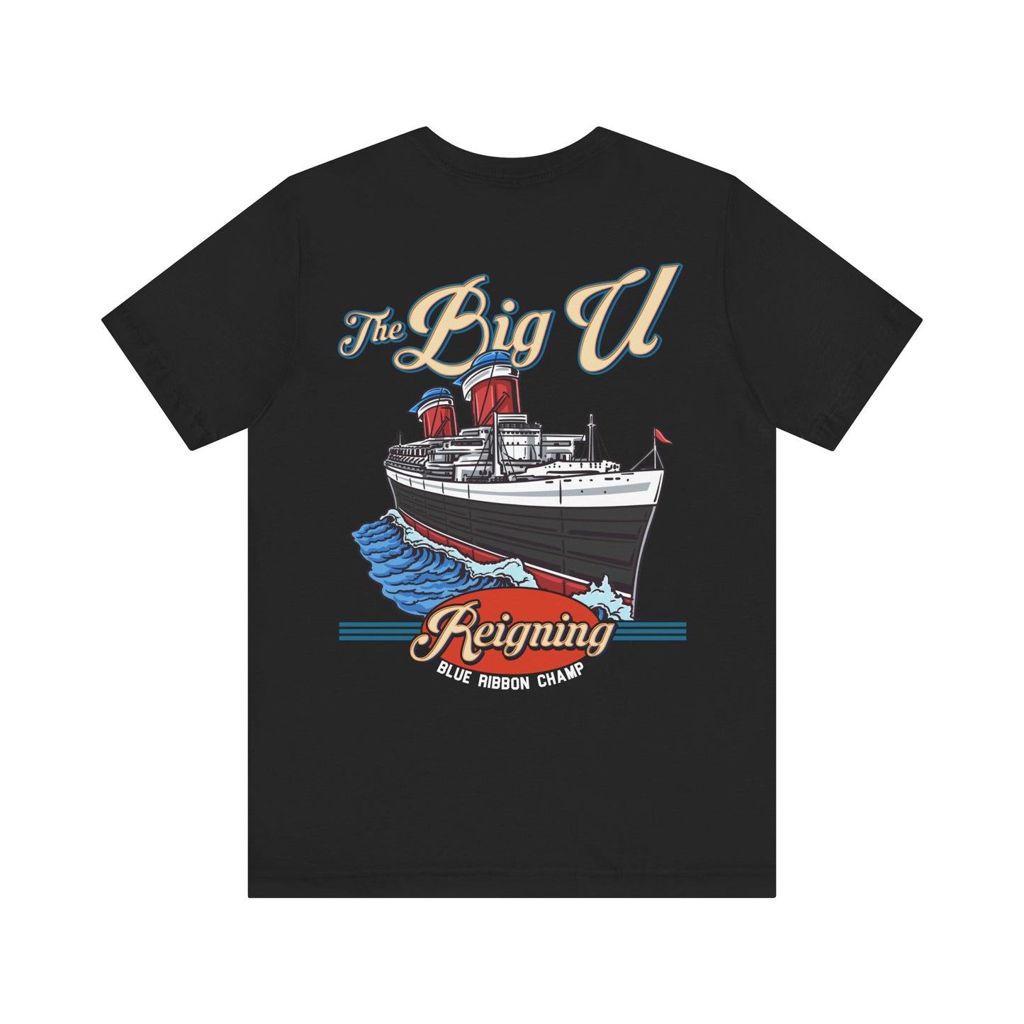 SS United States The Big U America's Flagship Tribute tee