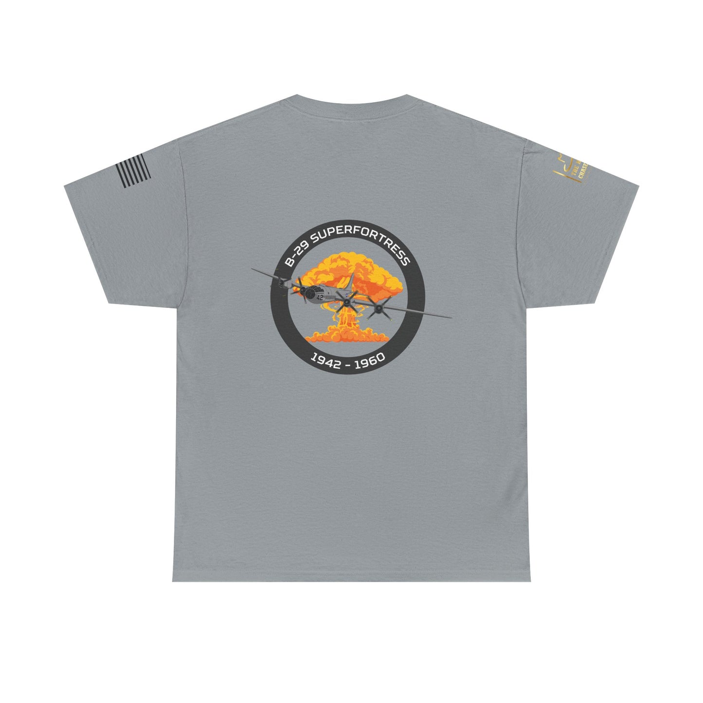 Soar Through History – B-29 Superfortress Unisex Heavy Cotton Tee