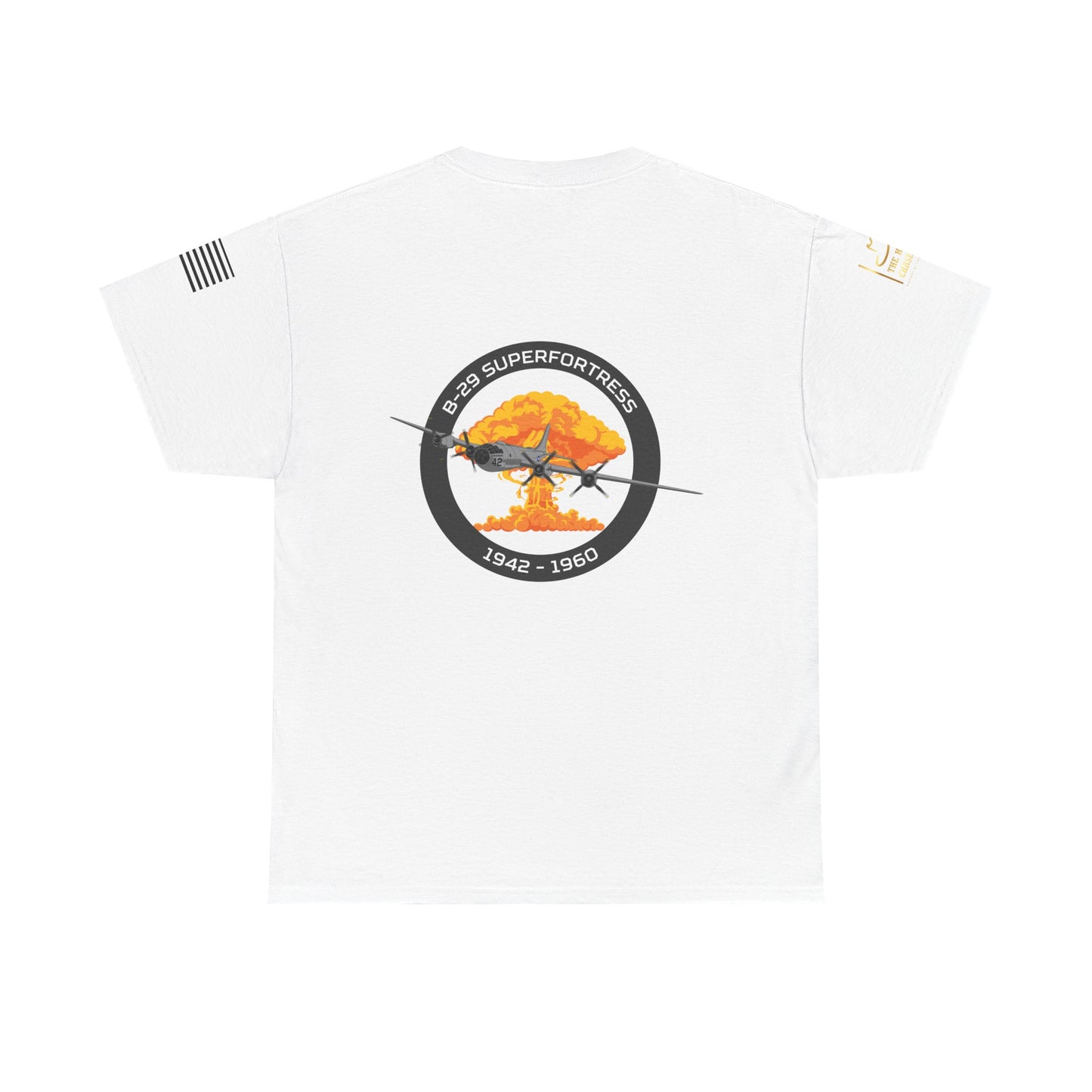 Soar Through History – B-29 Superfortress Unisex Heavy Cotton Tee