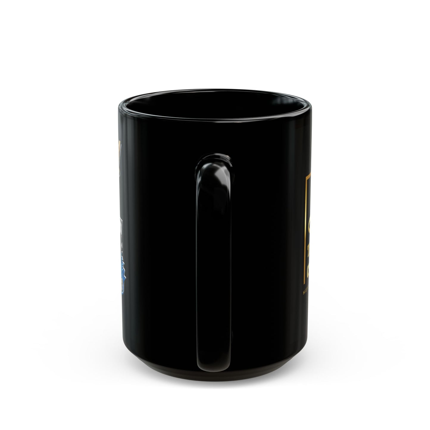 The Big U Black Mug (15oz)