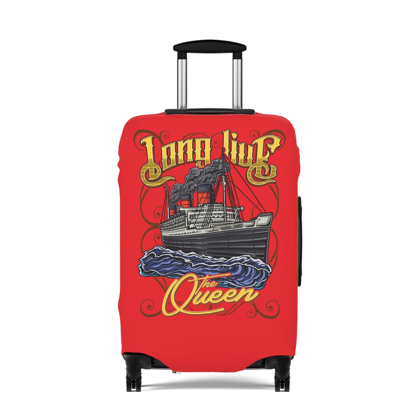Long Live the Queen Luggage Cover (Red)