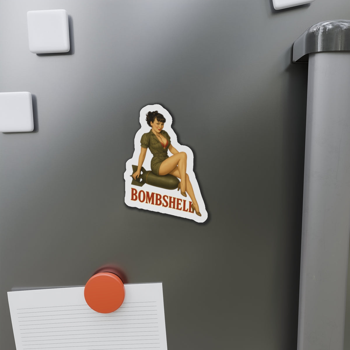 Bombshell Varga Style Nose Art  Magnet