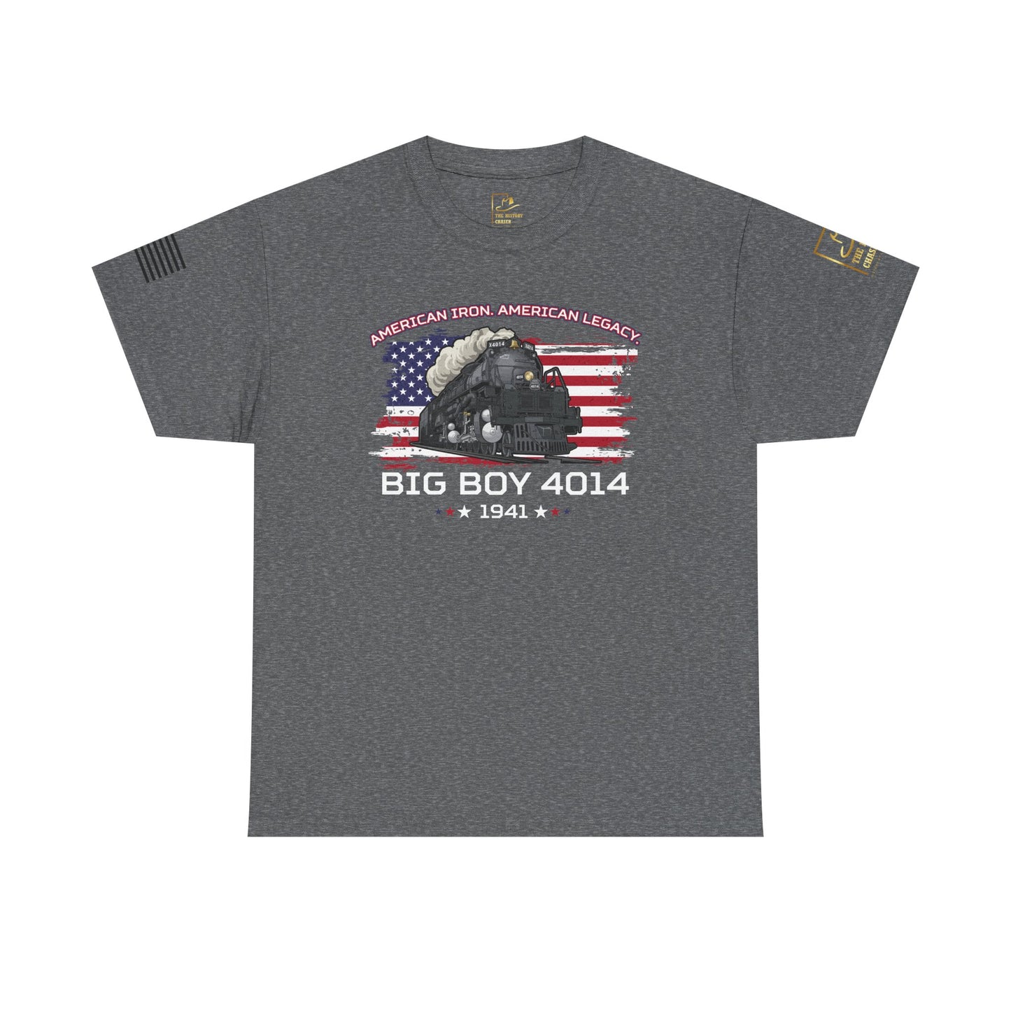 Big Boy 4014 Train Graphic Unisex Heavy Cotton Tee