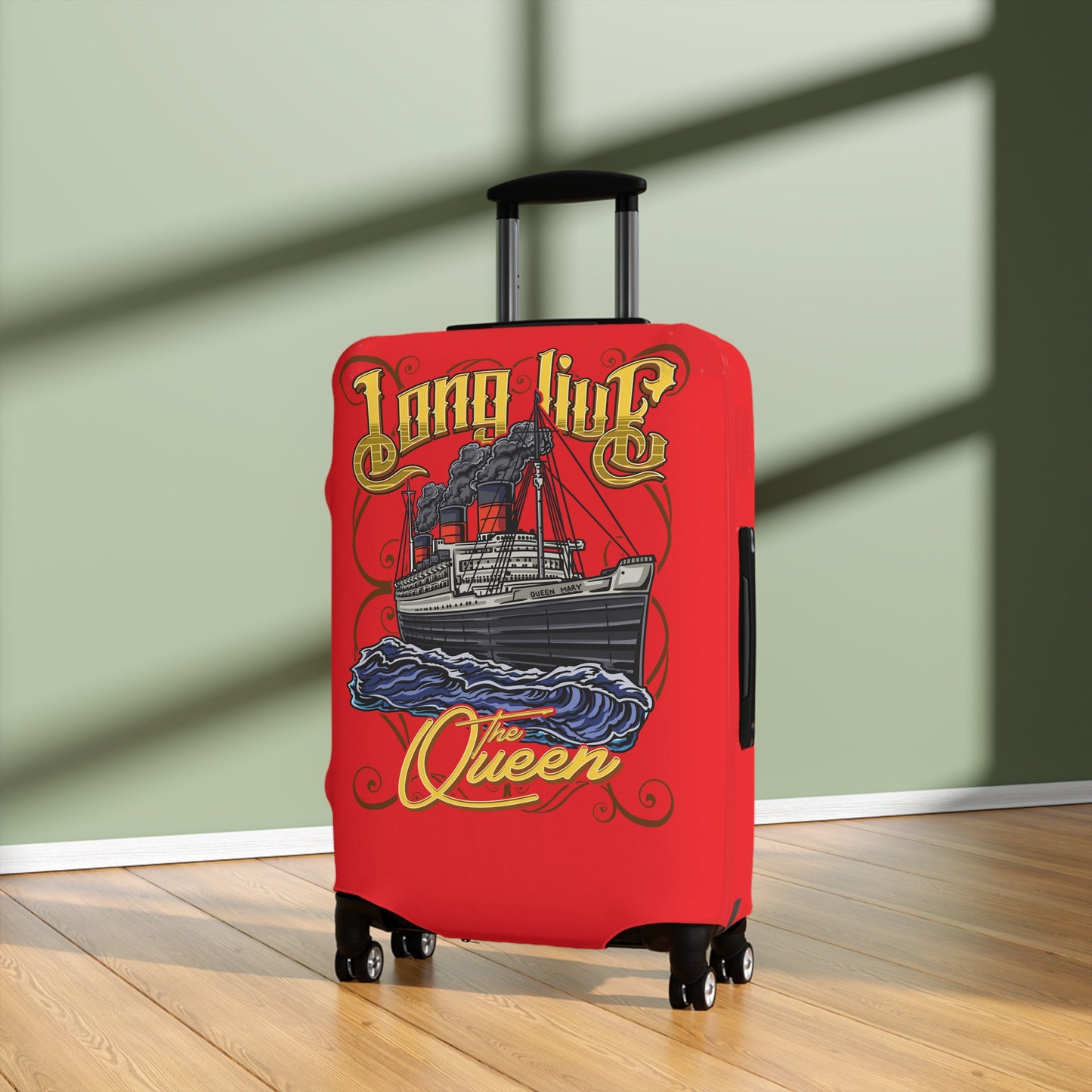 Long Live the Queen Luggage Cover (Red)