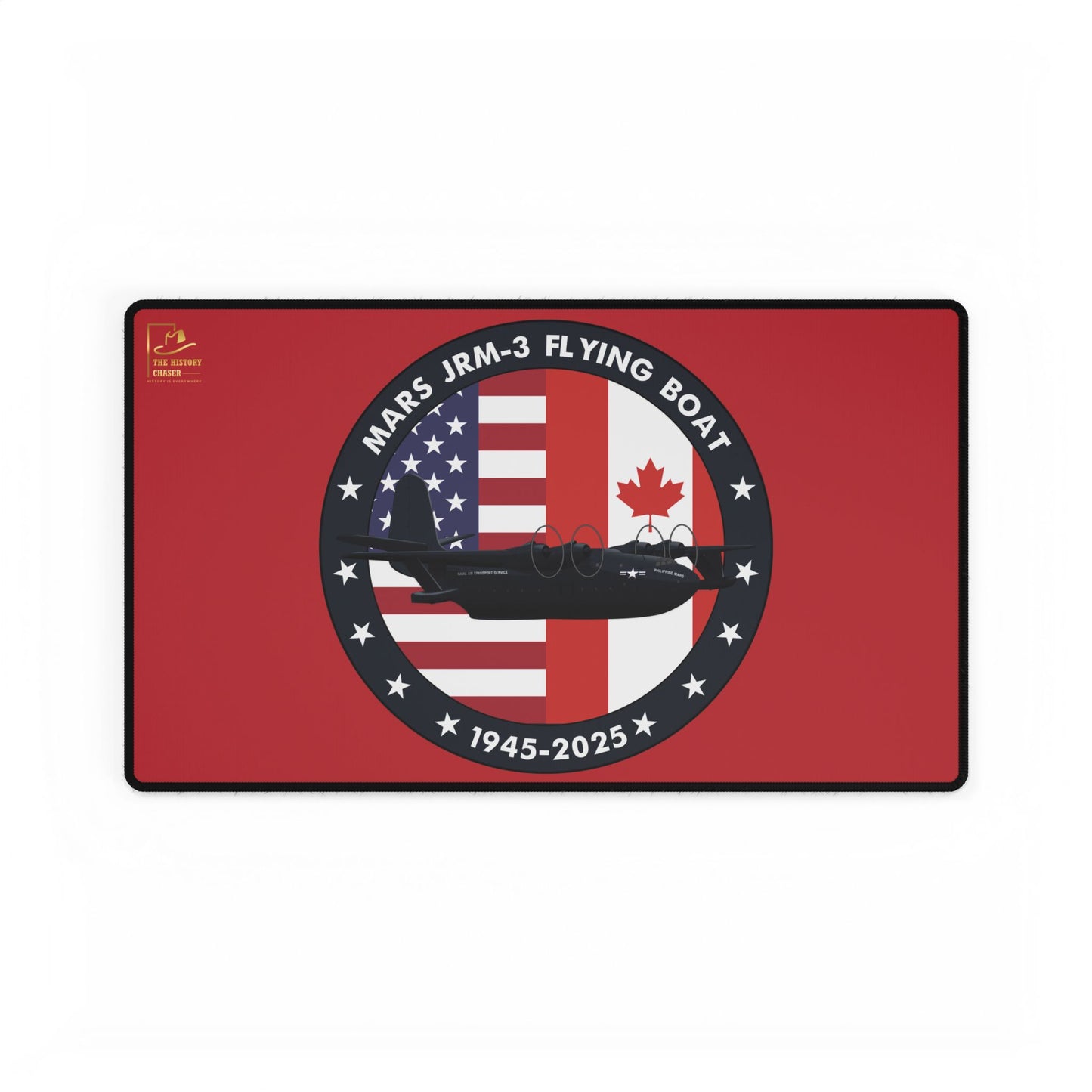 Mars Flying Boat Desk Mat (Red)