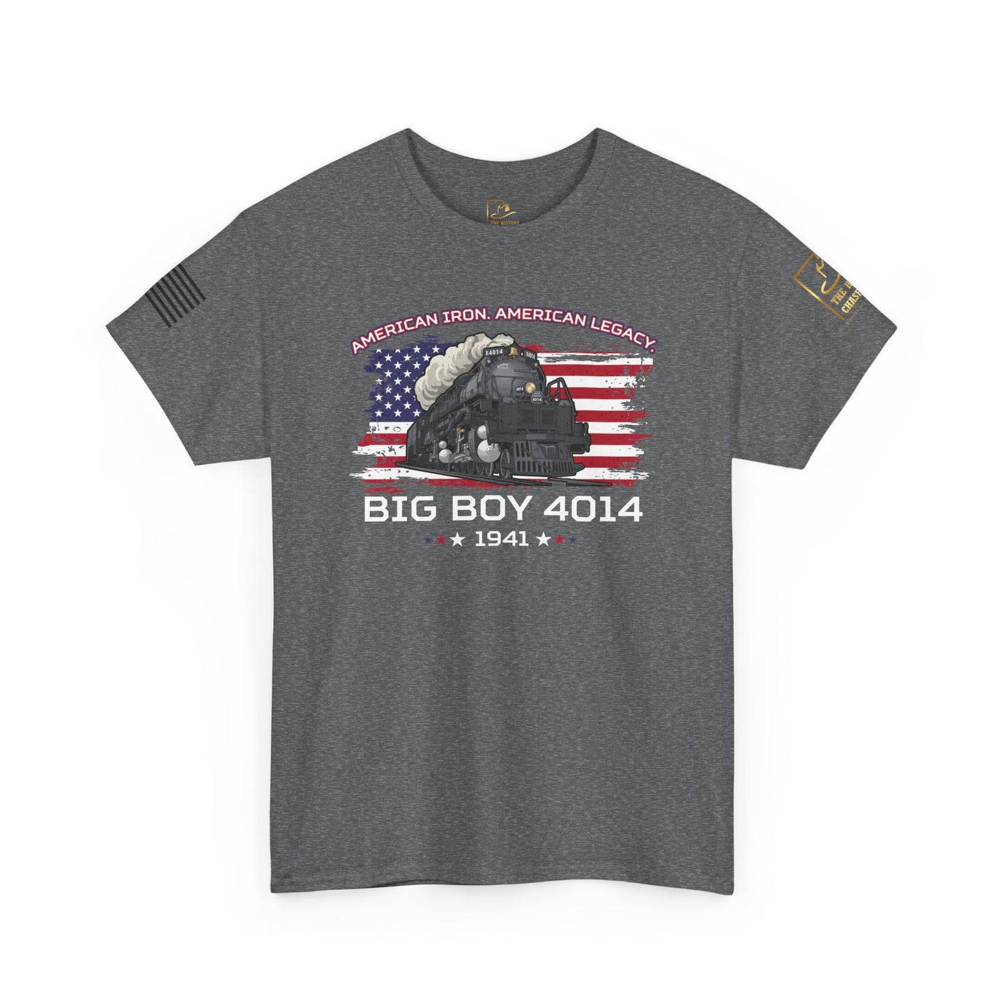 Big Boy 4014 Train Graphic Unisex Heavy Cotton Tee