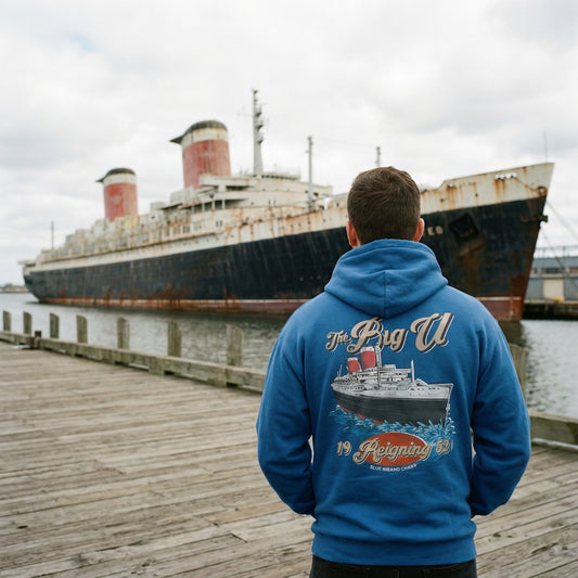 SS United States Hoodie – Iconic Style for Ocean Liner Enthusiasts