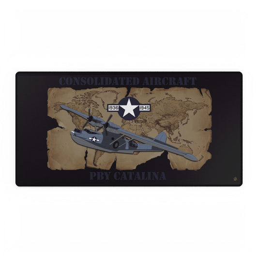 PBY-Catalina (black) - Vintage Military Decor for Home Office