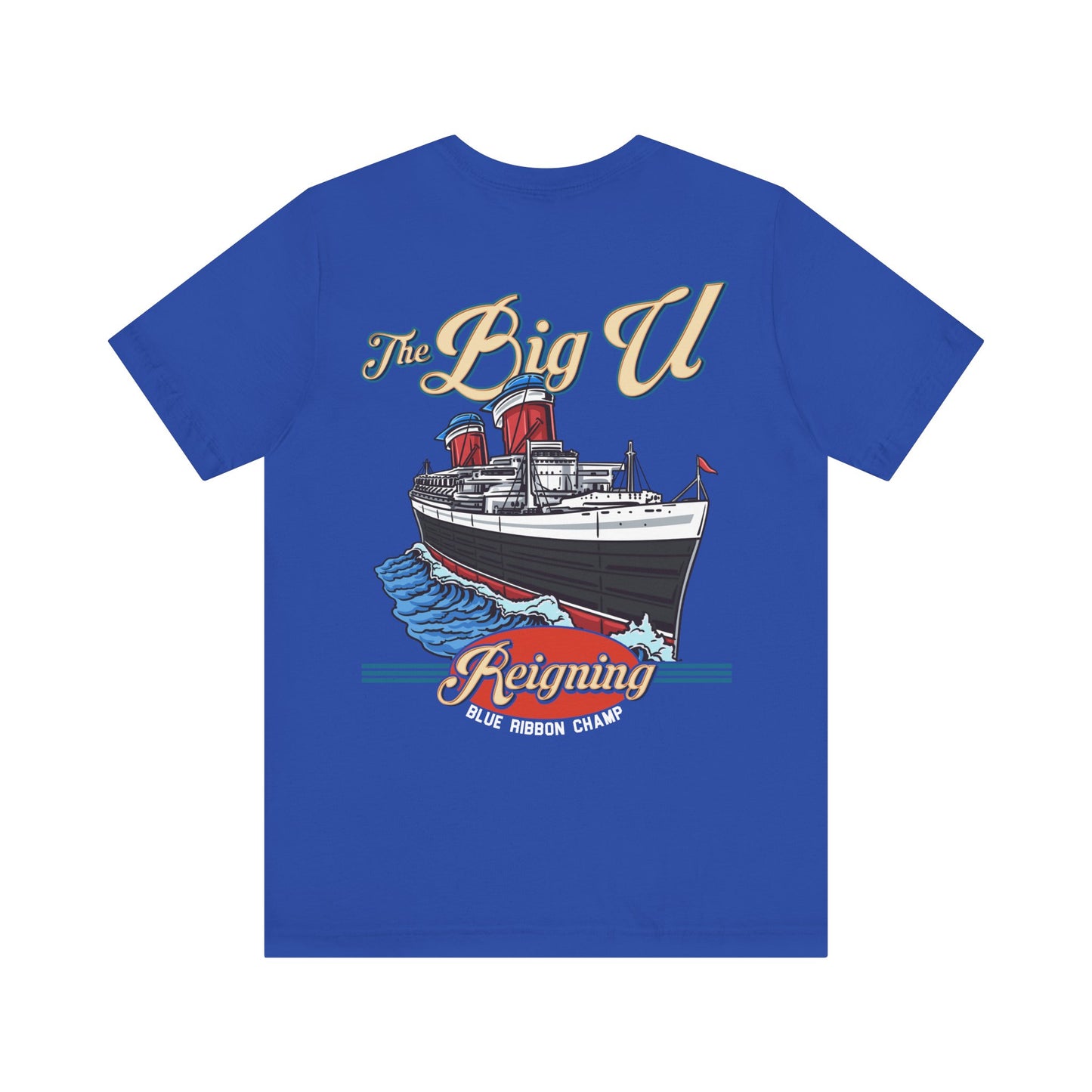 SS United States The Big U America's Flagship Tribute tee