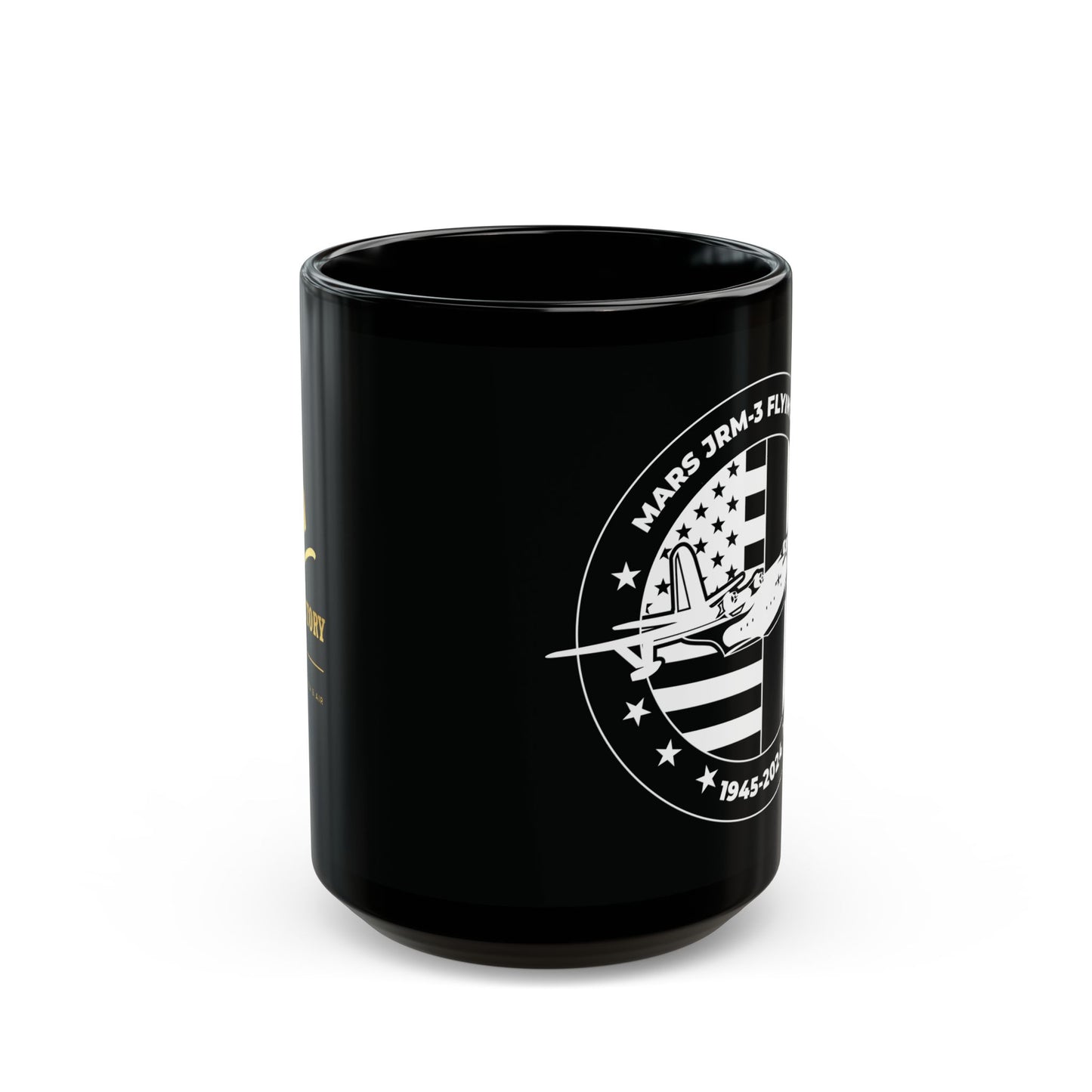 Mars Flying Boat Black Mug (15oz)