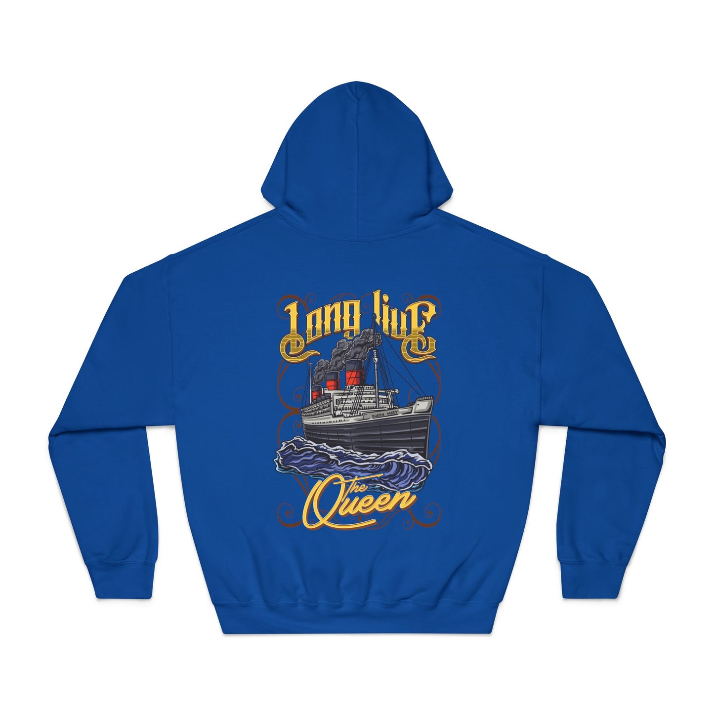 RMS Queen Mary Hoodie – Classic Comfort for Ocean Liner Enthusiasts