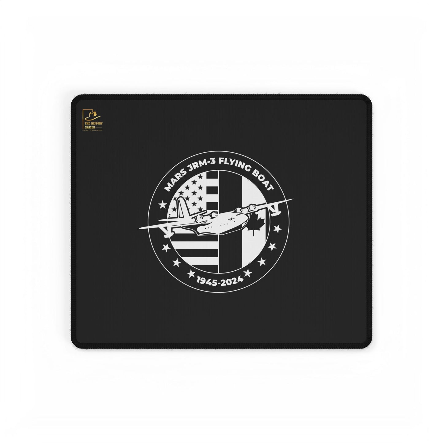 Mars Flying Boat Desk Mat (Black)