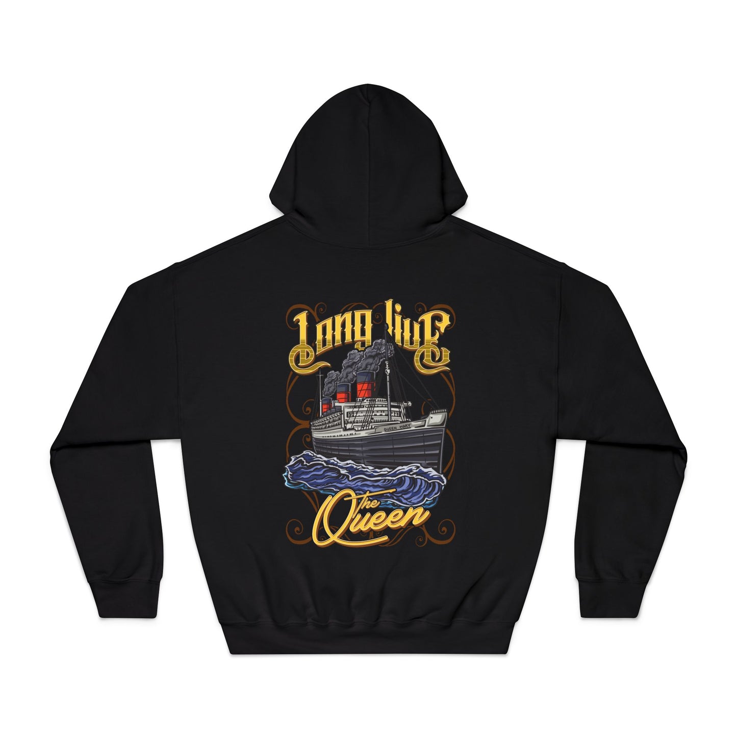 RMS Queen Mary Hoodie – Classic Comfort for Ocean Liner Enthusiasts