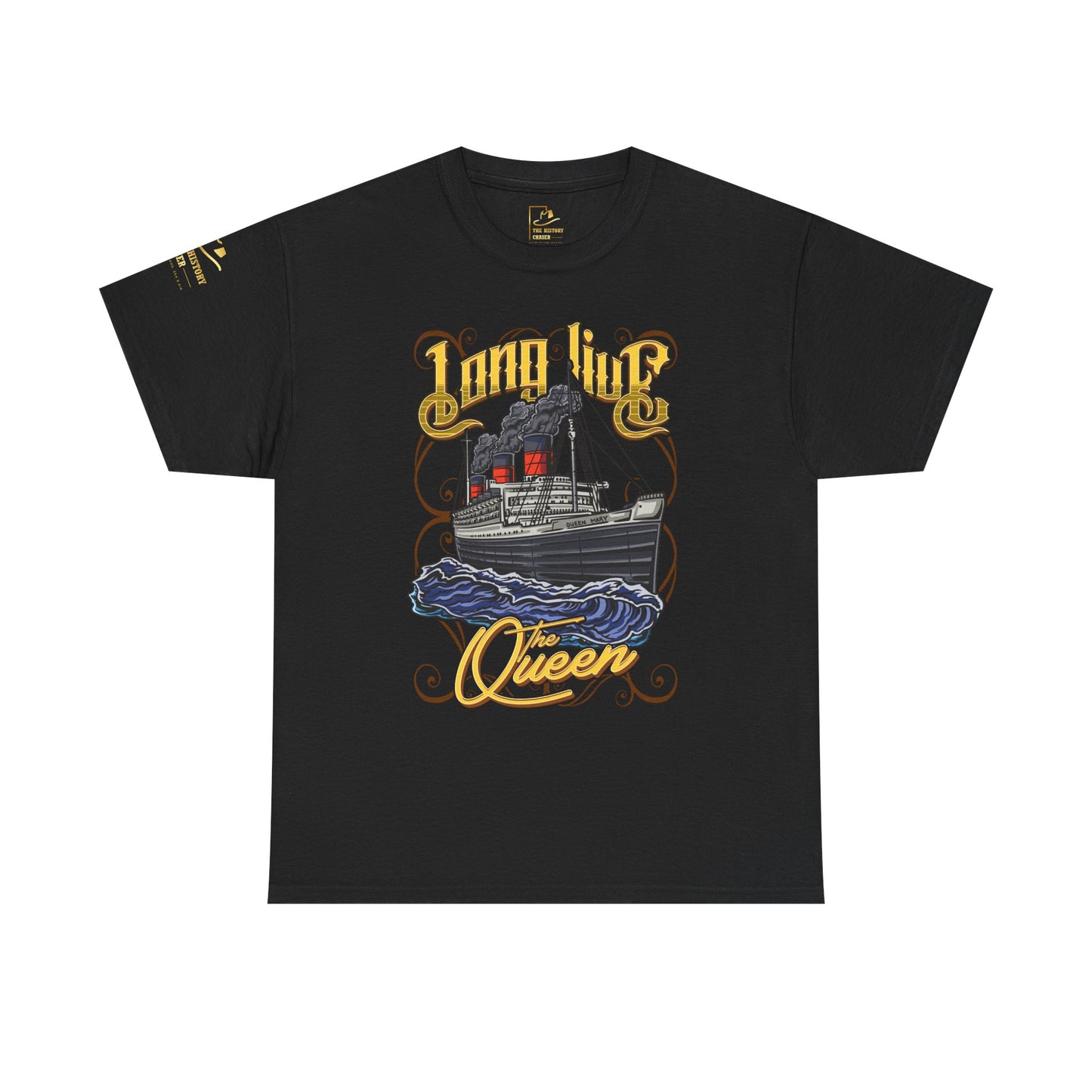 Sail in Style – RMS Queen Mary Heavy Cotton Tee