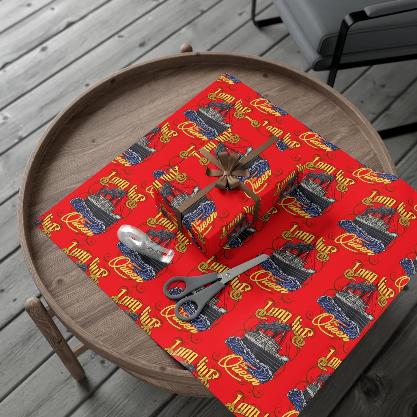 Wrap History in Elegance – RMS Queen Mary Gift Wrap Paper