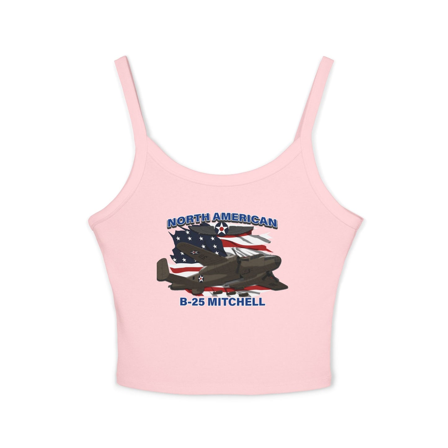 North American B-25 Mitchell Women’s Tank Top – Aviation Heritage Meets Summer Comfort