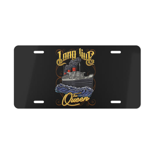 RMS Queen Mary License Plate – Celebrate the Legendary Blue Riband Champion