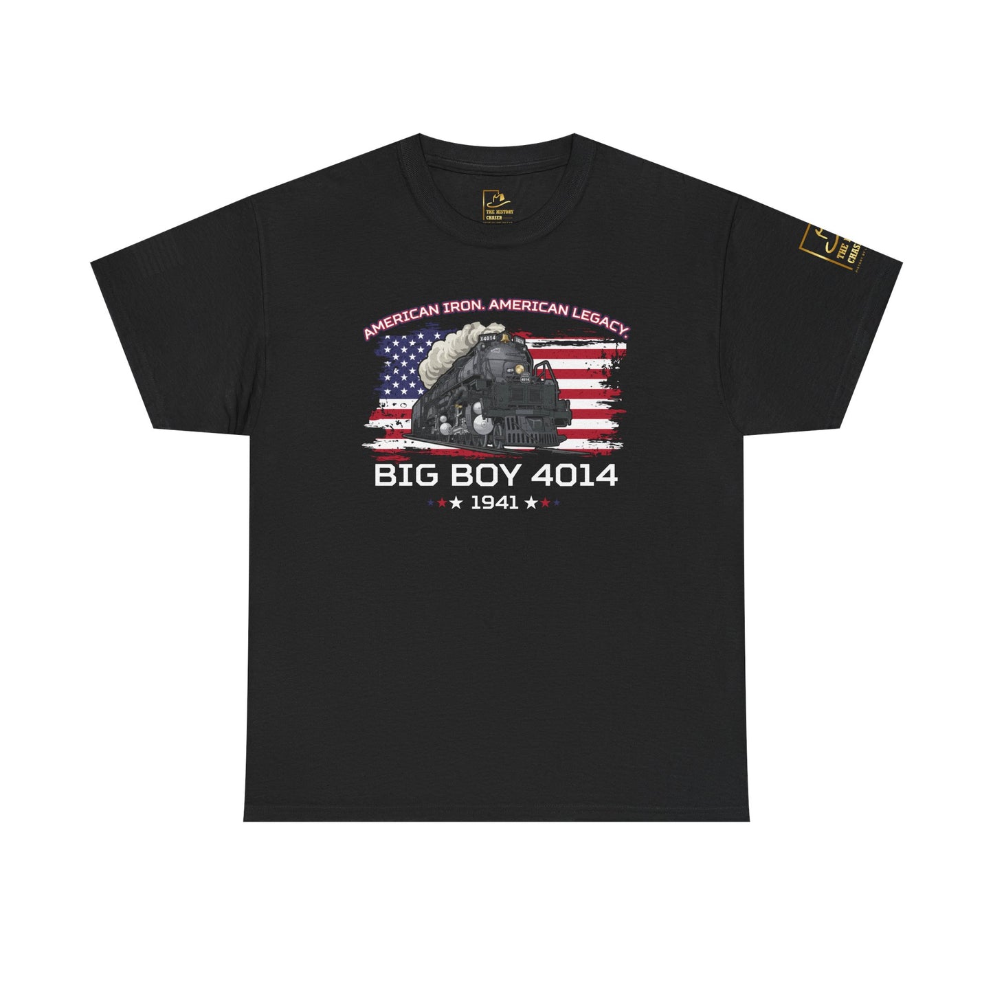 Big Boy 4014 Train Graphic Unisex Heavy Cotton Tee